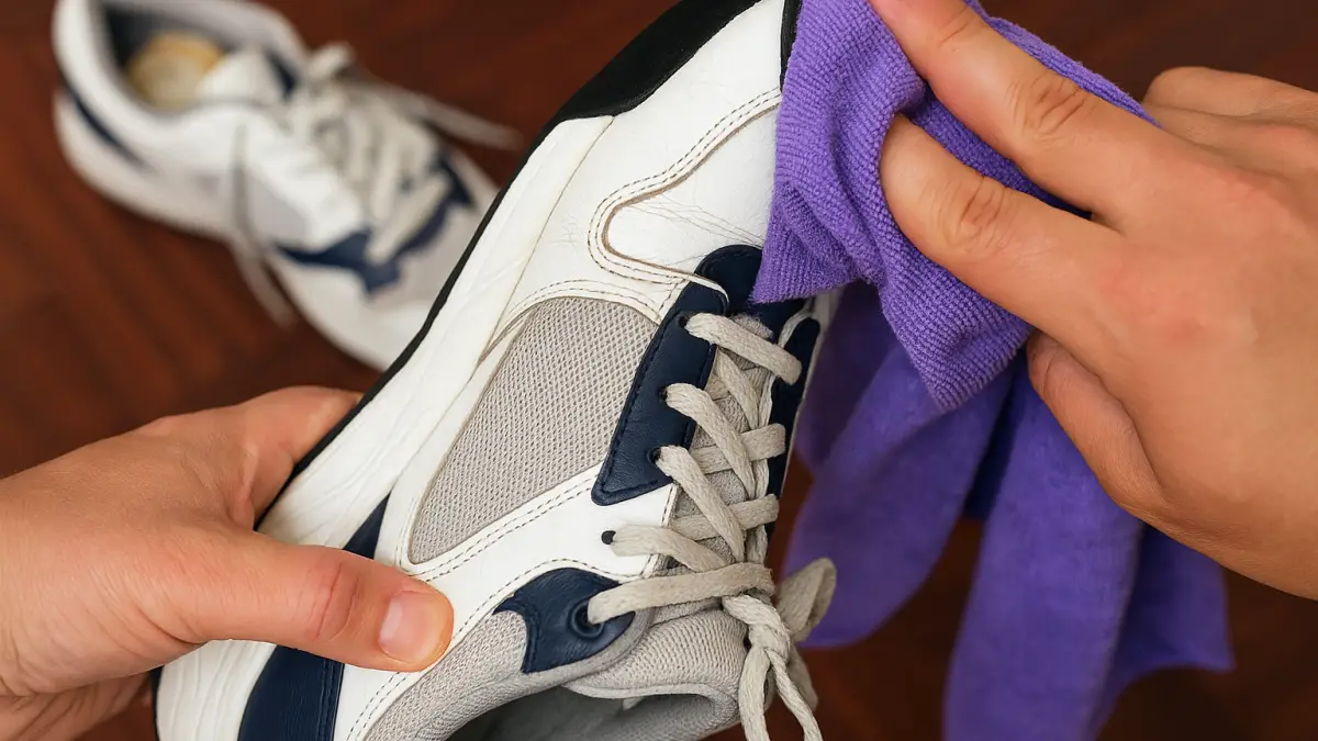 Cette astuce naturelle a transformé mes baskets de sport en une paire toute neuve