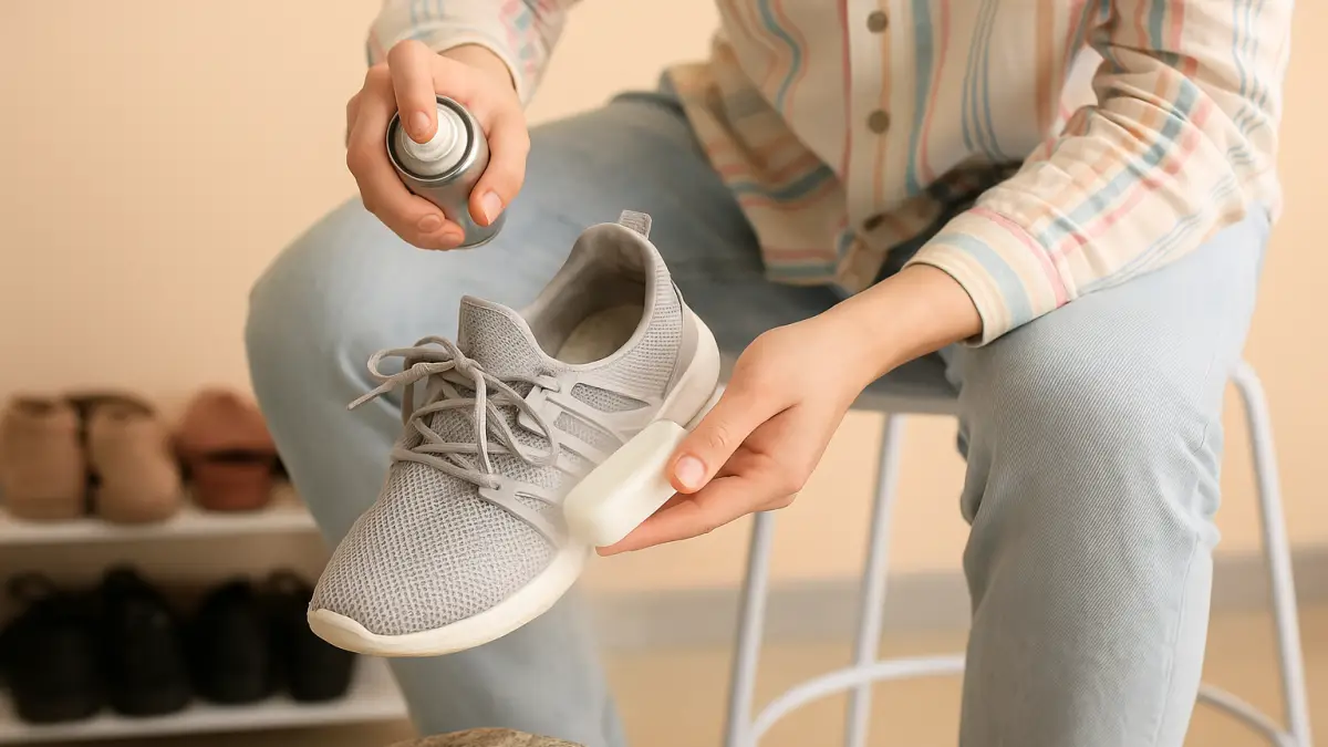 Marre des chaussures qui puent ? Ce spray maison va régler le problème en 1 jour